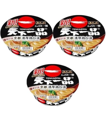 Amazon.co.jp: サンヨー 名店の味 天下一品 京都濃厚鶏白湯 134g×12個
